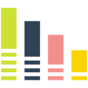 analytics, bar, chart, graph svg vector icon