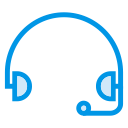 communication, device, earphone, headphone, headset, speaker, support svg vector icon
