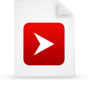 document, file, paper, red icon