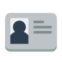 id, user svg vector icon