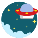 alien, martian, out of space, space, ufo svg vector icon