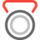 award, badge, medal, prize, reward, silver, trophy svg vector icon