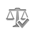 balance,checkmark icon