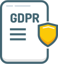 document, gdpr, policy, privacy, secure svg vector icon