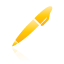 pen, yellow icon
