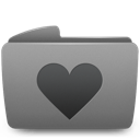 folder, heart icon