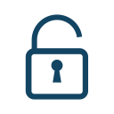 lock, open, unlocked svg vector icon