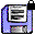 diskette,locked,lock,security icon