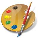 art, palette, web design icon