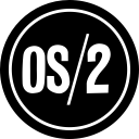 os 2, os/2, os2 svg vector icon