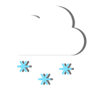 cold, forecast, snow, weather svg vector icon