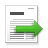 paper,arrow icon