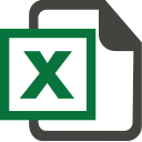 excel svg vector icon
