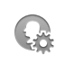 coin,silhouette,gear icon