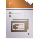 gnome, mime, opendocument presentation icon