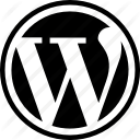 blog, feed, media, news, seo, social, wordpress svg vector icon