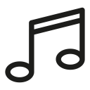 audio, media, music, sound svg vector icon