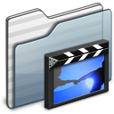 folder,graphite,movie,film,video icon