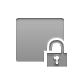 rectangle,lock,open icon