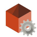 box,gear icon