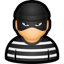 criminal, cybercriminal, prisoner, thief, user icon