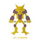 alakazam, kanto, pokemon, psy svg vector icon