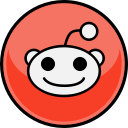 media, reddit, social svg vector icon
