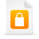 document, file, orange, paper icon