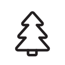 christmas, holiday, new year, santa, tree, xmas svg vector icon