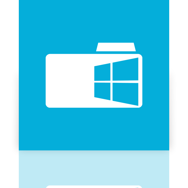 window,folder,mirror icon