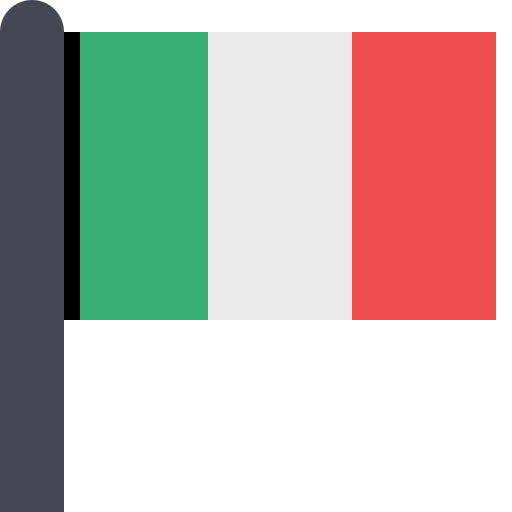 Flag Italy svg vector icon