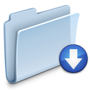drop,folder,badged icon