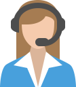 business, customer, service, support svg vector icon