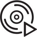 disk, dvd, dvds, multimedia, video svg vector icon