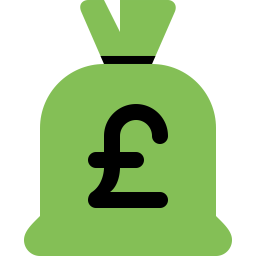 Bag Pound svg vector icon