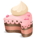 cake, cream, on, top icon