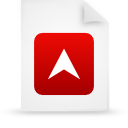 file,document,paper,red icon