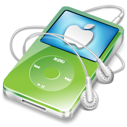ipod,video,green,apple icon