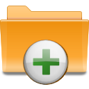 kde,add,folder,archive,plus icon