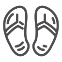 clothes, hotel, legs, relax, sand, slippers, trip svg vector icon