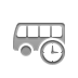 bus,clock icon