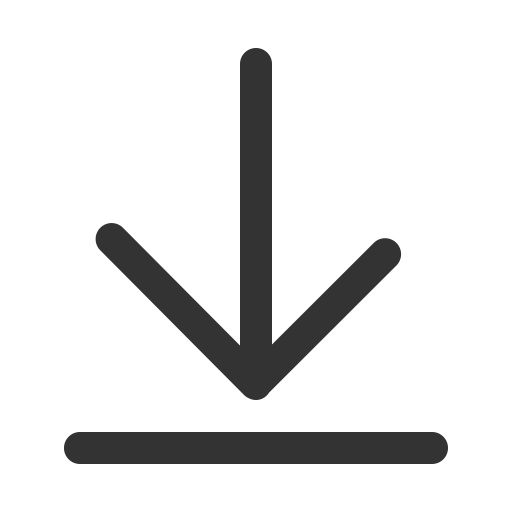 Down svg vector icon