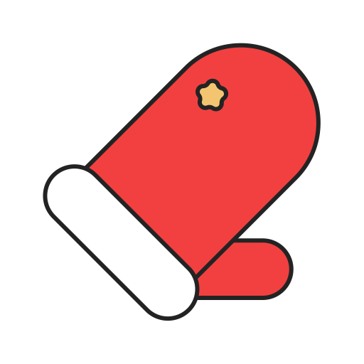 Glove svg vector icon