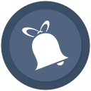 alarm, bell, christmas, christmas bell, decoration svg vector icon