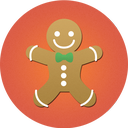 cake, christmas, cookies, food icon