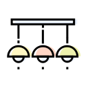 decoration, interior, lamps, light svg vector icon