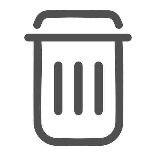 Delete svg vector icon