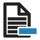 file, files, minus, page, sheet, text svg vector icon