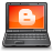 blogger, computer icon