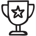 achievement, award, cup, prize, trophy, victory, winner svg vector icon